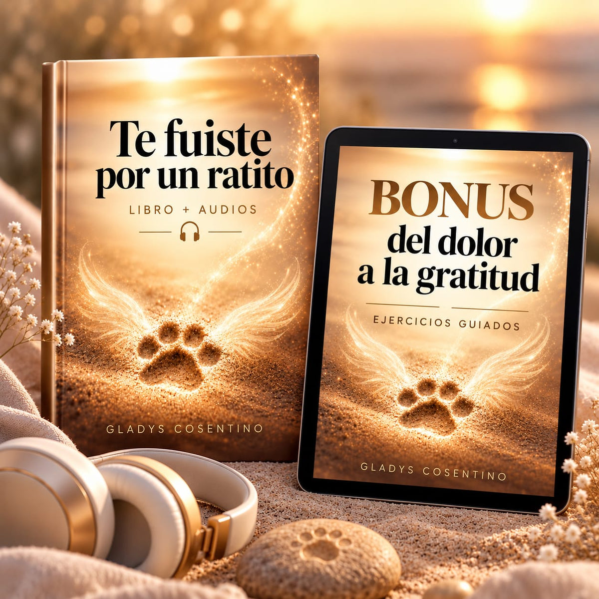 Te fuiste por un ratito ... - Libro + audios + Bonus "Del dolor a la gratitud"